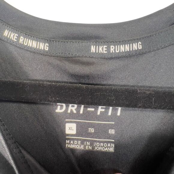 Nike Dri-Fit Men’s Black XL Running Shirt reflective | NWT - Picture 8 of 11